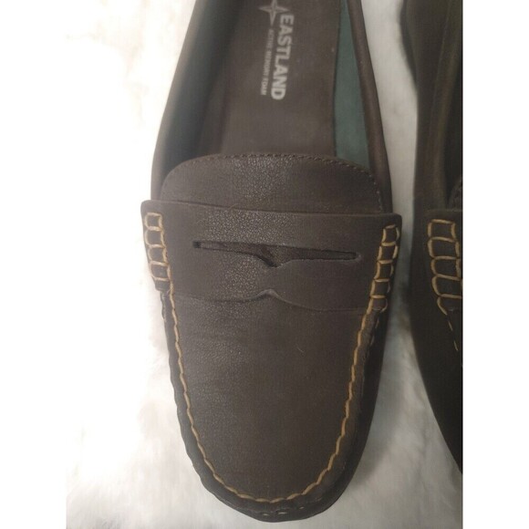 Eastland Montana Driving Moc Shoe Loafers Dark Brown Womens Size 8.5 - Picture 2 of 8
